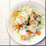 cod with zuchini noodles