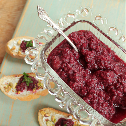 'Colder Weather' Slow-Cooked Red Berry Sauce 