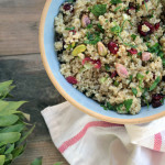Quinoa Pilaf with Pistachios and Dried Cranberries