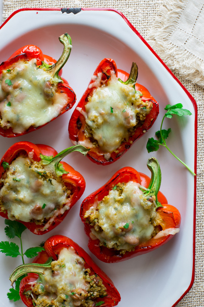 grilled southwest stuffed peppers