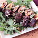 Beef and fig salad with merlot vinaigrette