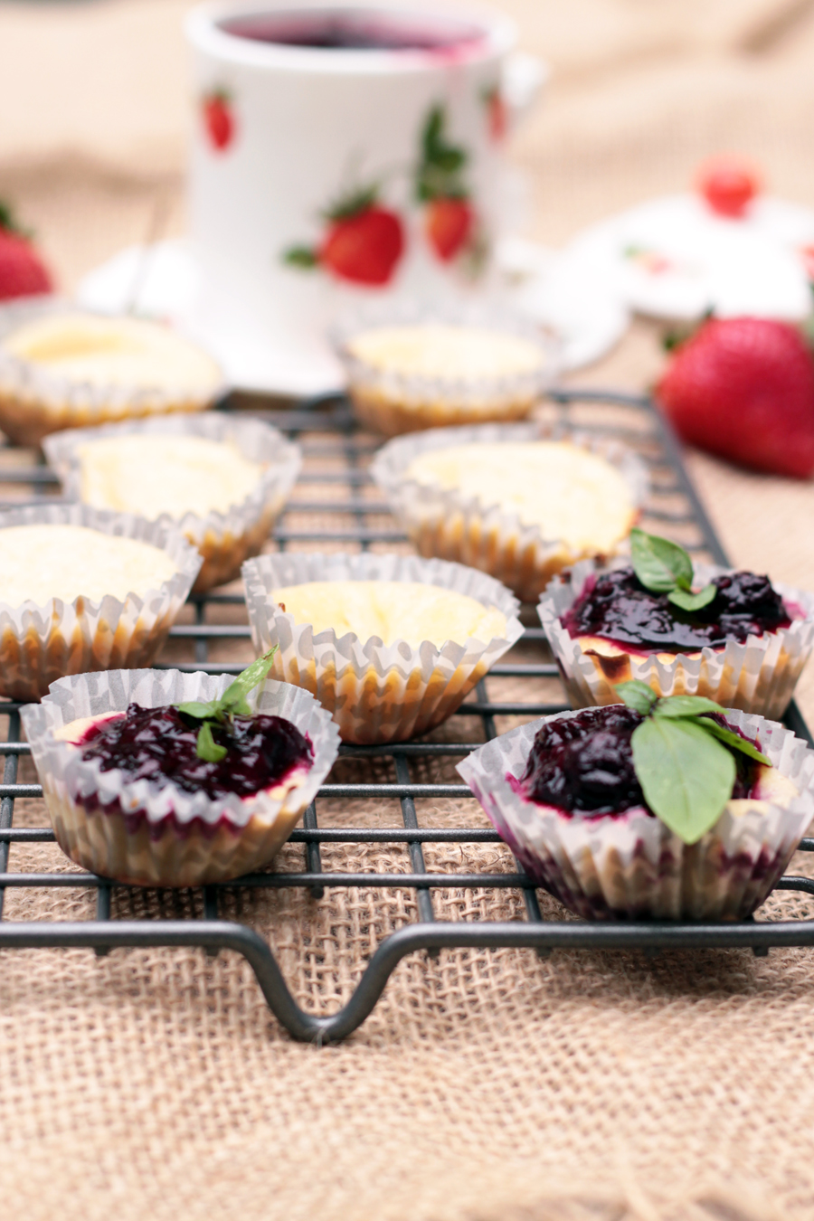 Cheesecake bites with berry coulis are mini desserts that satisfy a sweet tooth and fit into a healthy lifestyle.